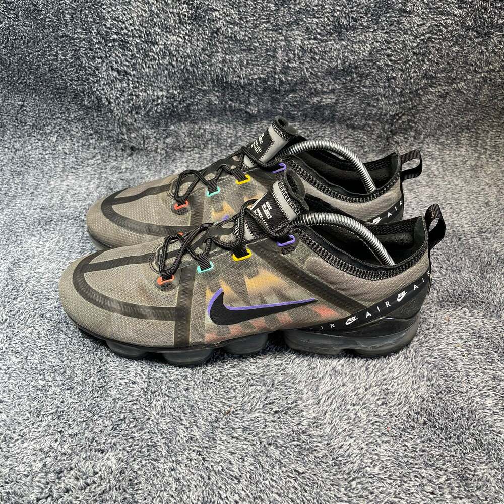 Nike Air Vapormax 2019 SE Black Multi Shoes Size 10.5 Mens